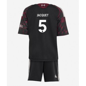 Liverpool Jeremy Jacquet #5 Jalkapallovaatteet Lasten Kolmas peliasu 2026-27 Lyhythihainen (+ Lyhyet housut)